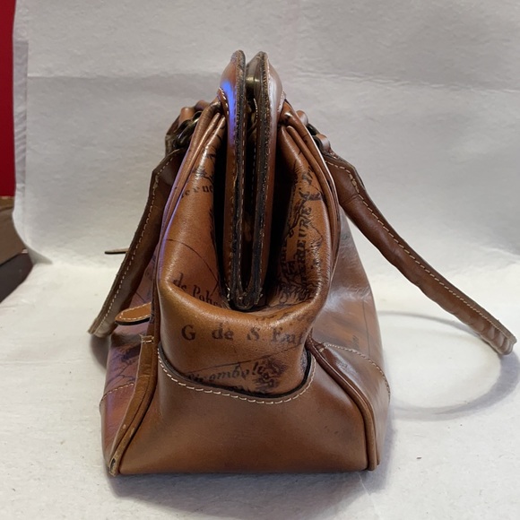 Vintage Patricia Nash brown leather shoulder bag - Picture 9 of 17